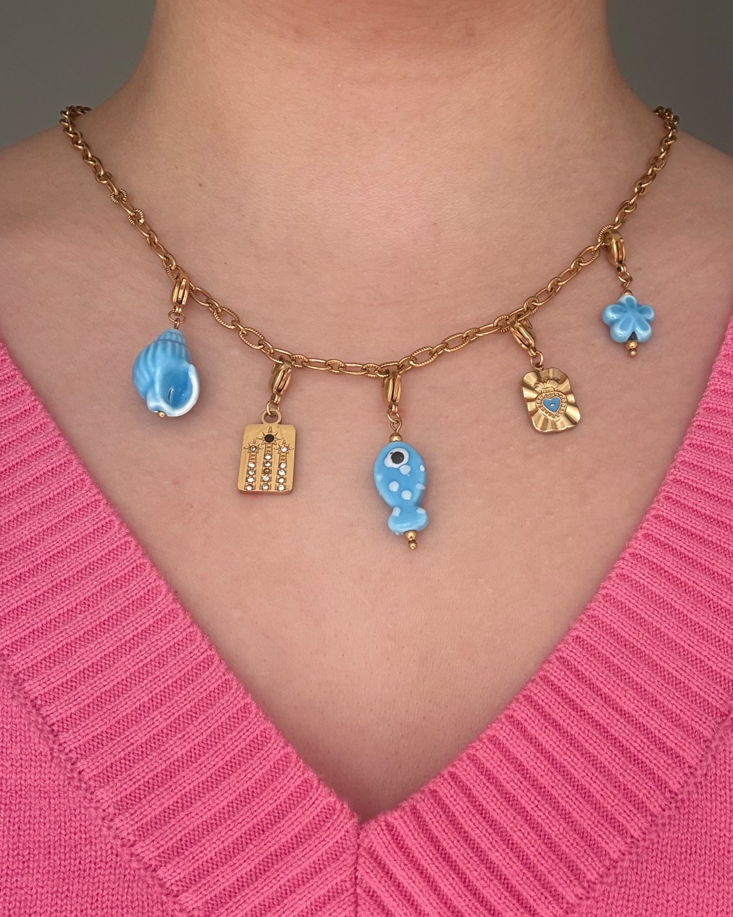COLLIER À CHARMS - DYNASTIE ￼