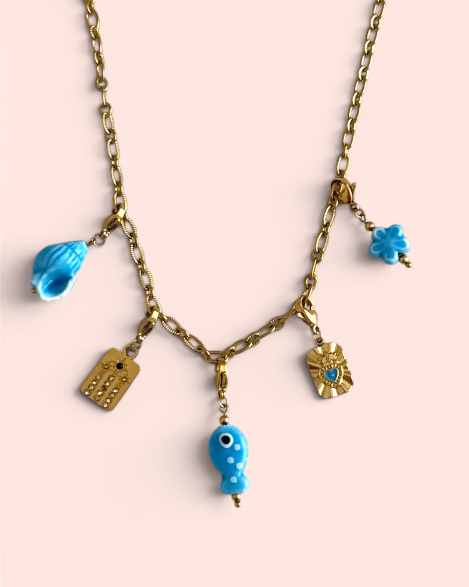 COLLIER À CHARMS - DYNASTIE ￼