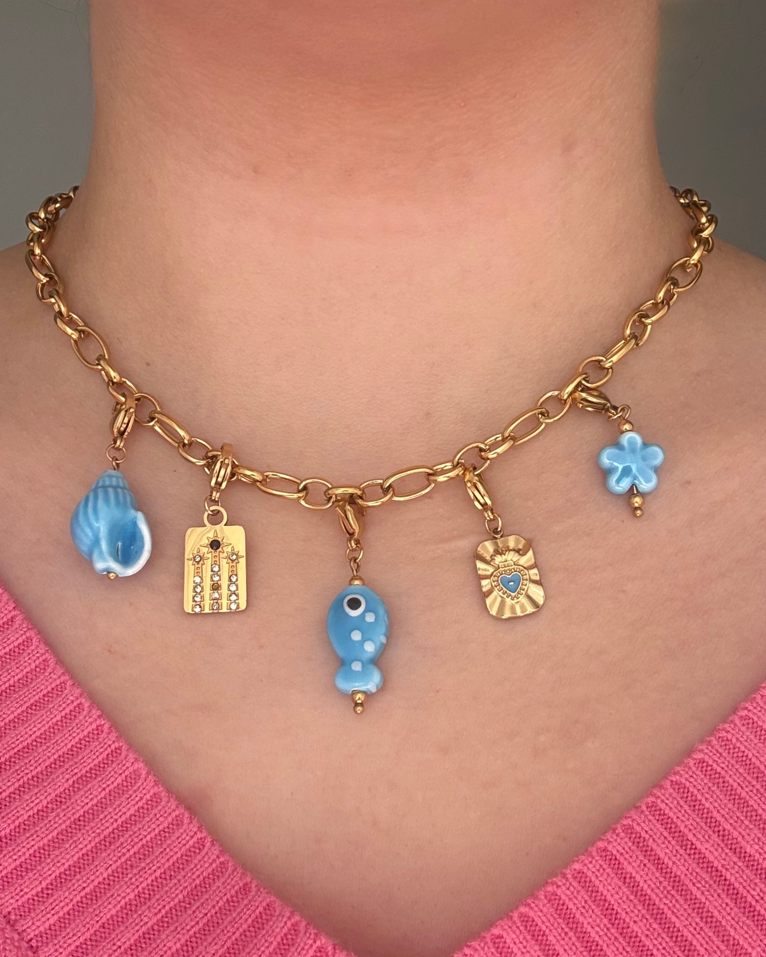 COLLIER À CHARMS - ALICIA
