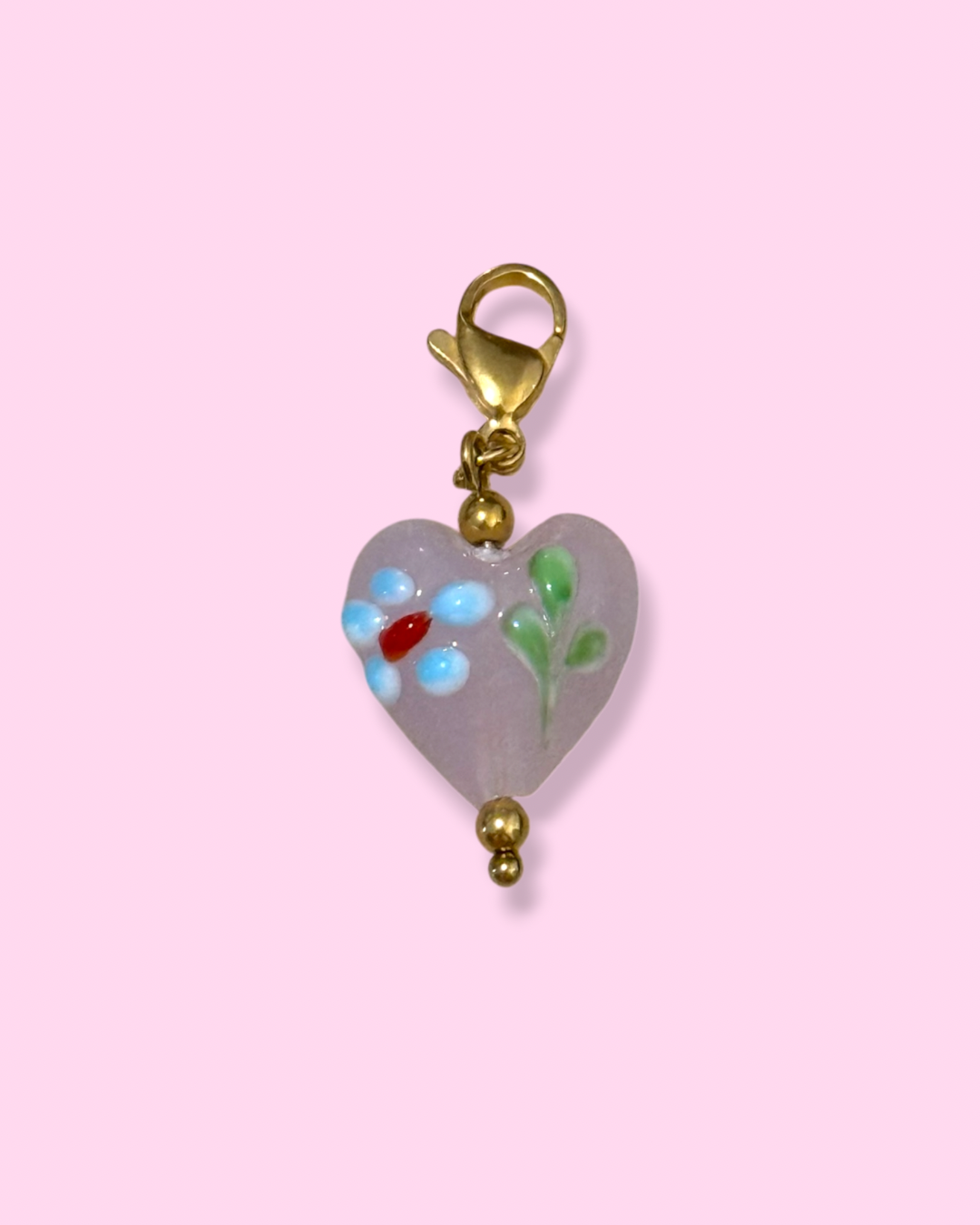 CHARMS - CŒUR EN VERRE